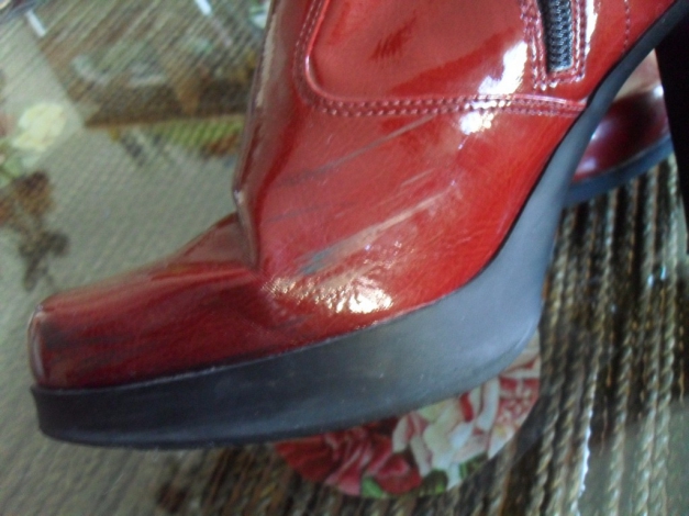Lackstiefel