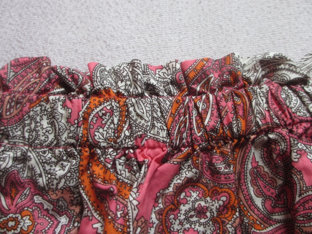 pink gemusterter Sommerrock