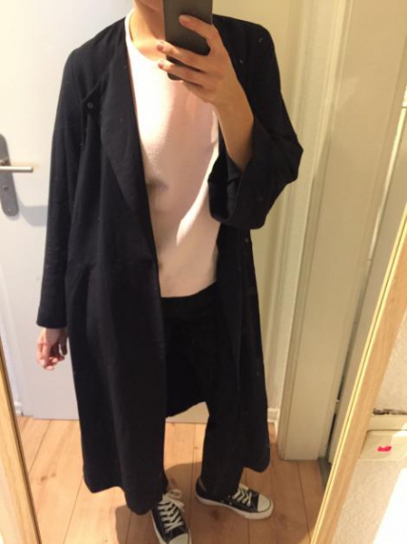 Weekday Mantel Trenchcoat Oversize Dunkelblau neu!