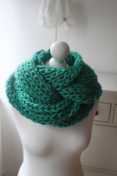dicker Strickschal loopschal schlauchschal