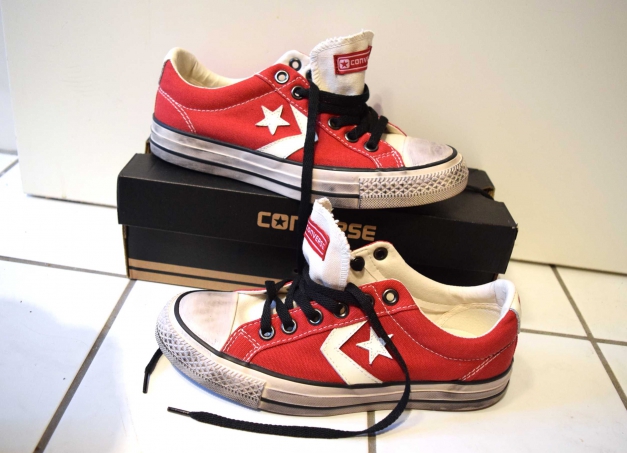 Neue Converse Chucks One Star rot Vintage Blogger Unisex