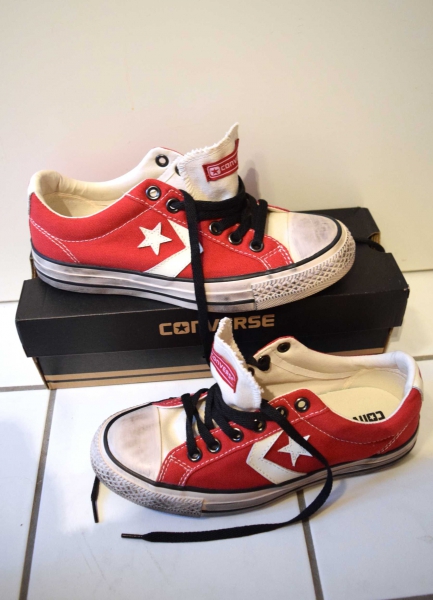 Neue Converse Chucks One Star rot Vintage Blogger Unisex