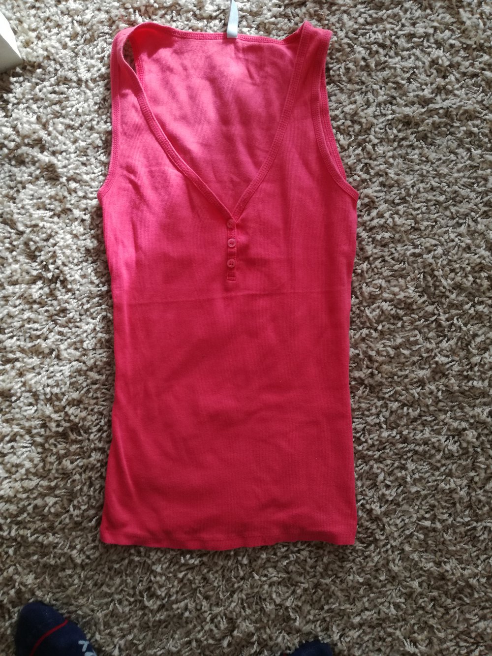  Korallfarbenes Top