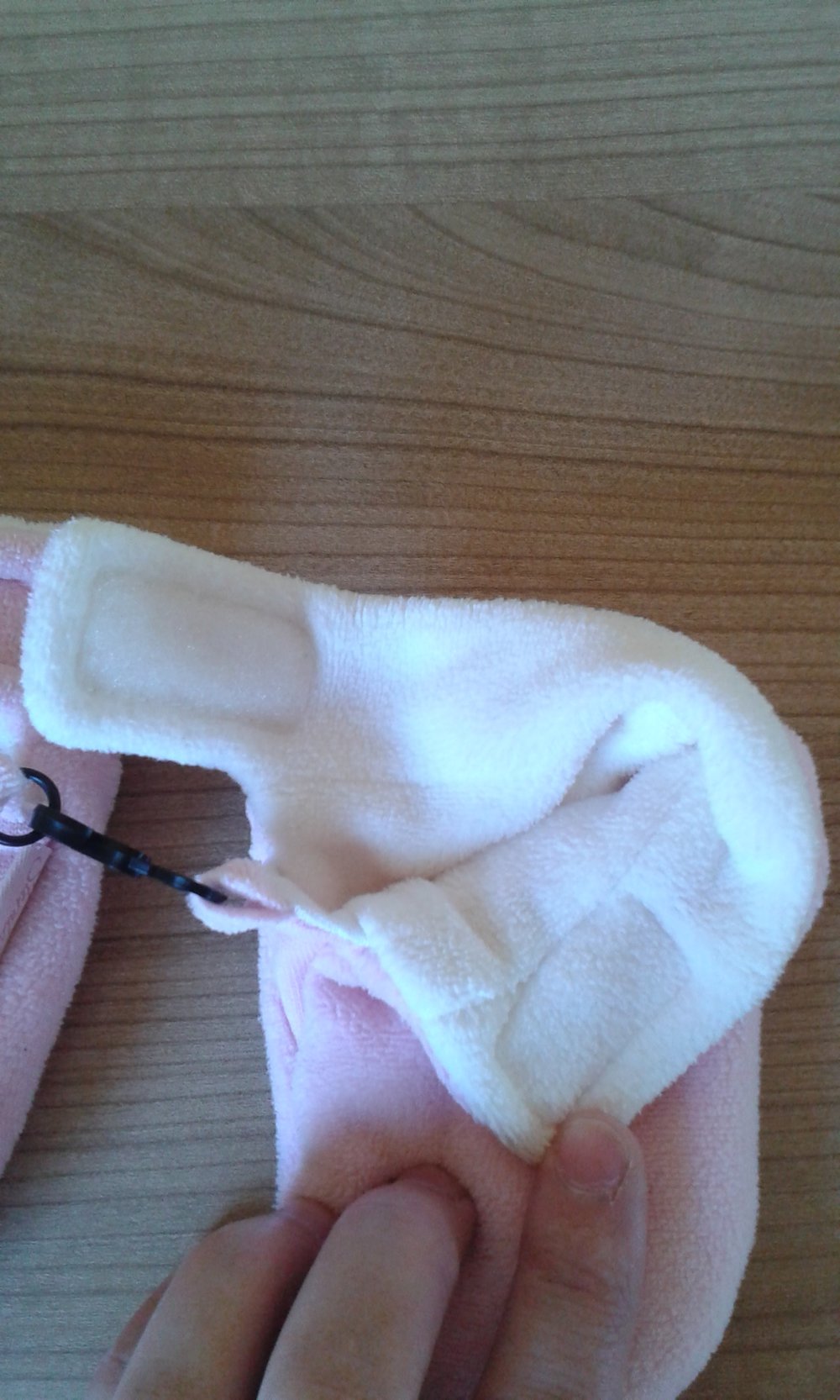 Fleecehandschuhe in rosaweiß von Sterntaler