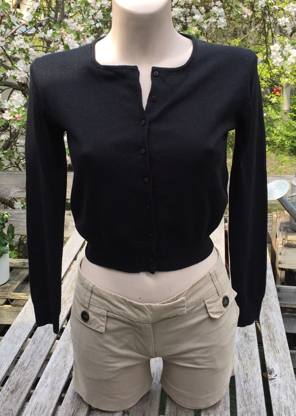MANGO Cardigan JÄCKCHEN Bolero schwarz Gr. S