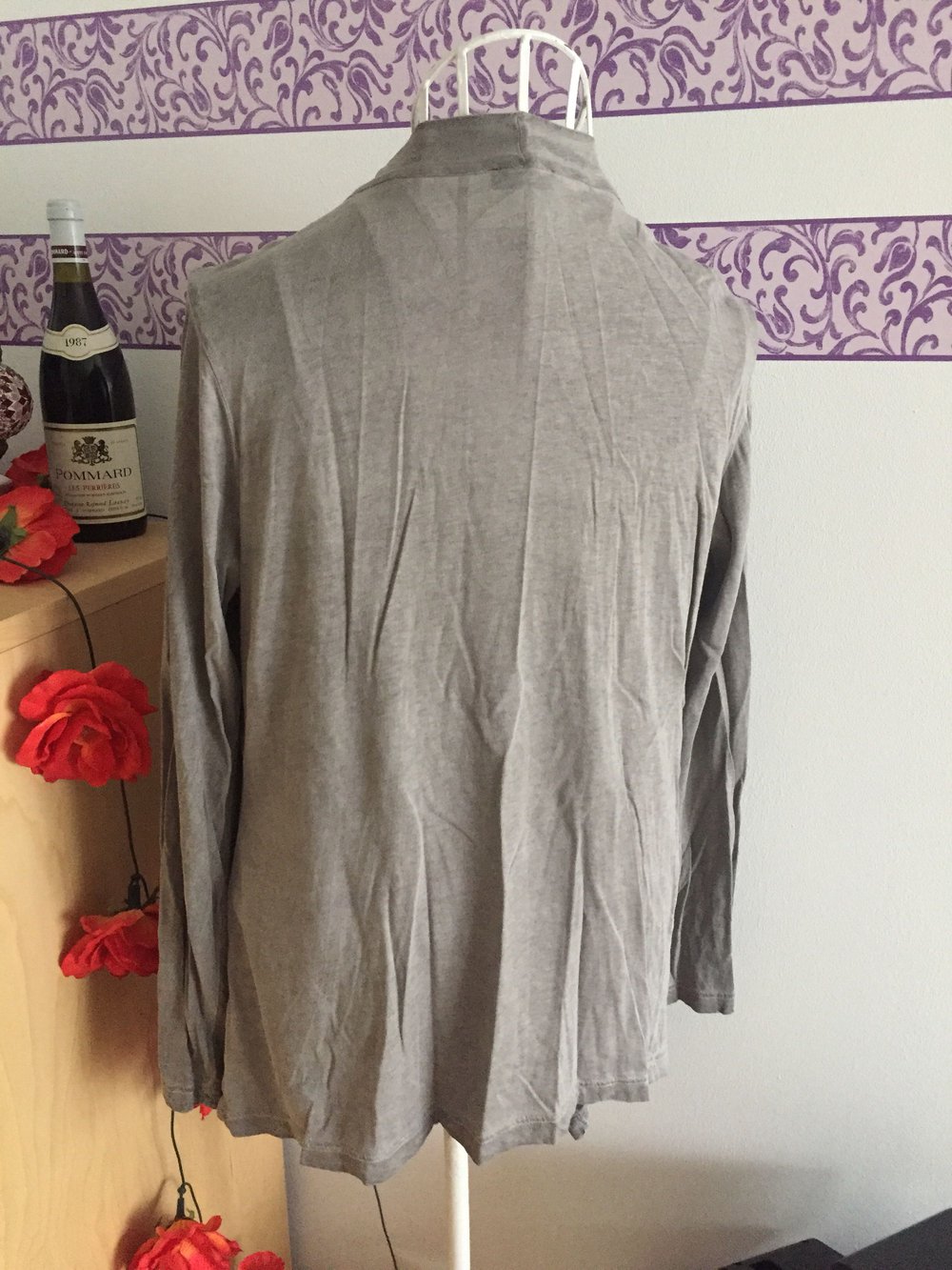 Grauer Zipfelcardigan von Gerry Weber