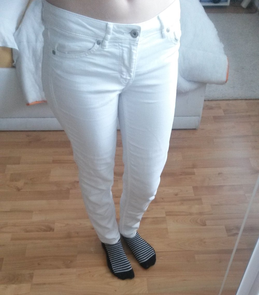Weiße Hose Gr. 36