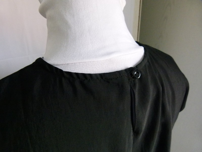 Sommer Bluse Shirt, schwarz, angeschnittene Ärmel, Boho Goa Festival Gothic Mori