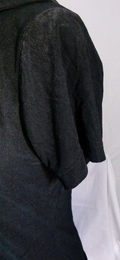 Kapuzen Longbluse Jacke Bluse, schwarz, Gothic Emo Mori Goa Festival Metal