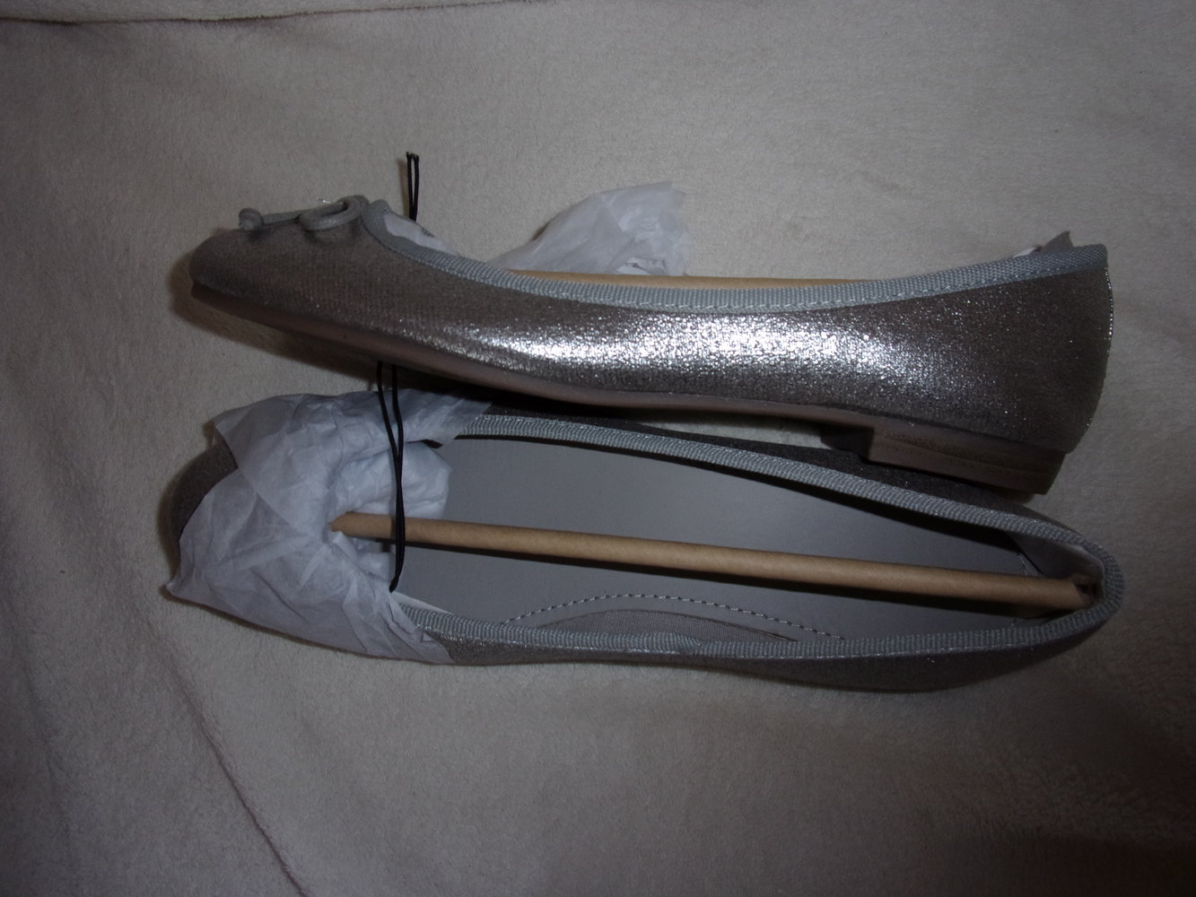 Ballerina silber-meliert Grösse 40 von Tchibo