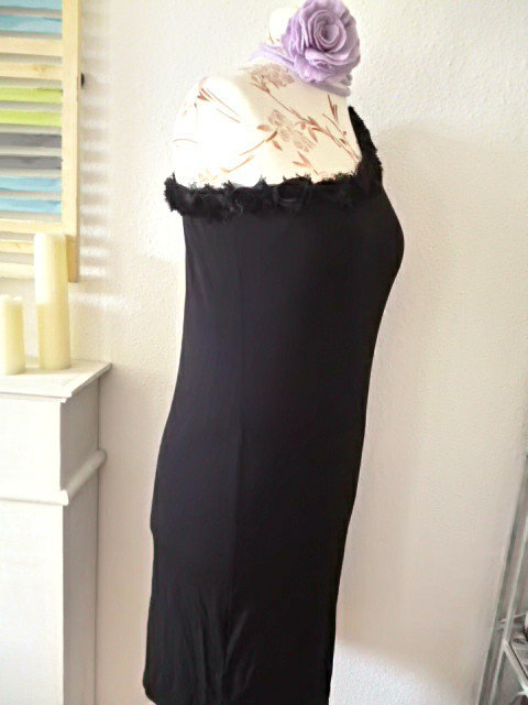 One Shoulder Rosen Kleid 40/42