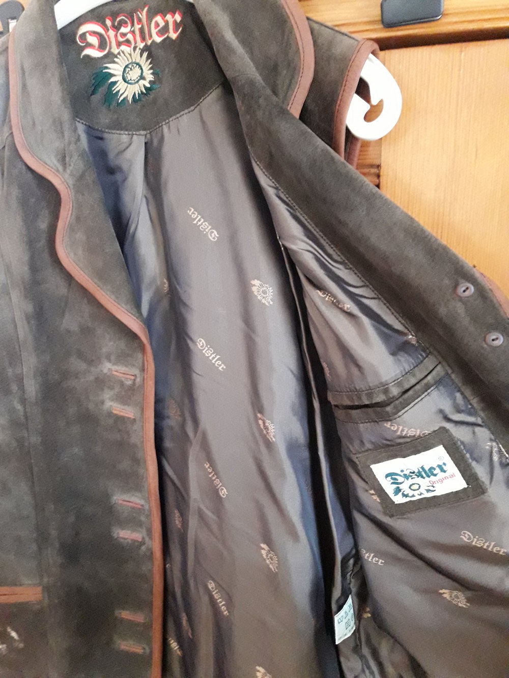 Leder Trachtenweste