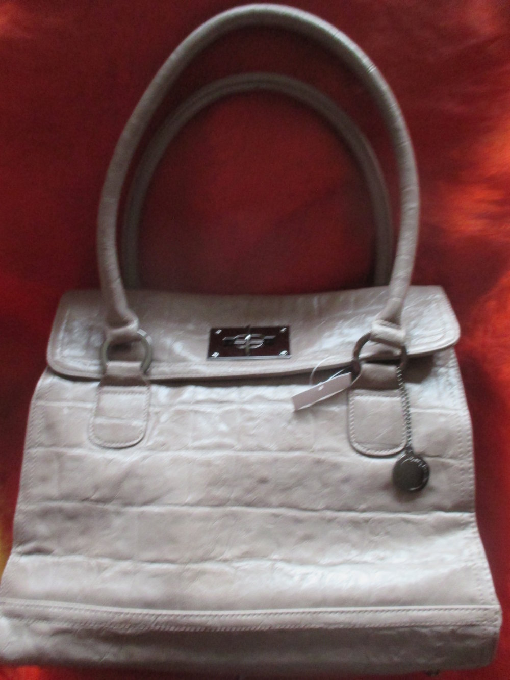 NEU mit ETIKETT * Leder Imitat * Henkel * Einkaufs * College * Schul * Hand- Tasche * Shopper * Bag * Tote 