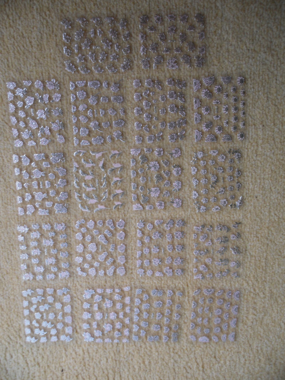 18 Bogen Nagelsticker