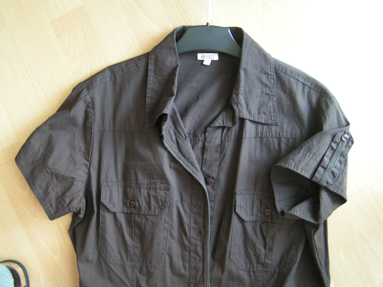 STEVE KETELL Blazer Blusenjacke Jacke Longbluse Bluse Braun Gr.42 Neu 