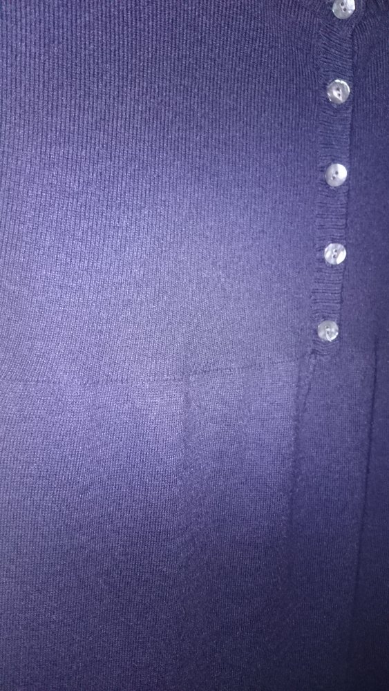 Langes Strickkleid Kurzarm von S.Oliver Größe 38
