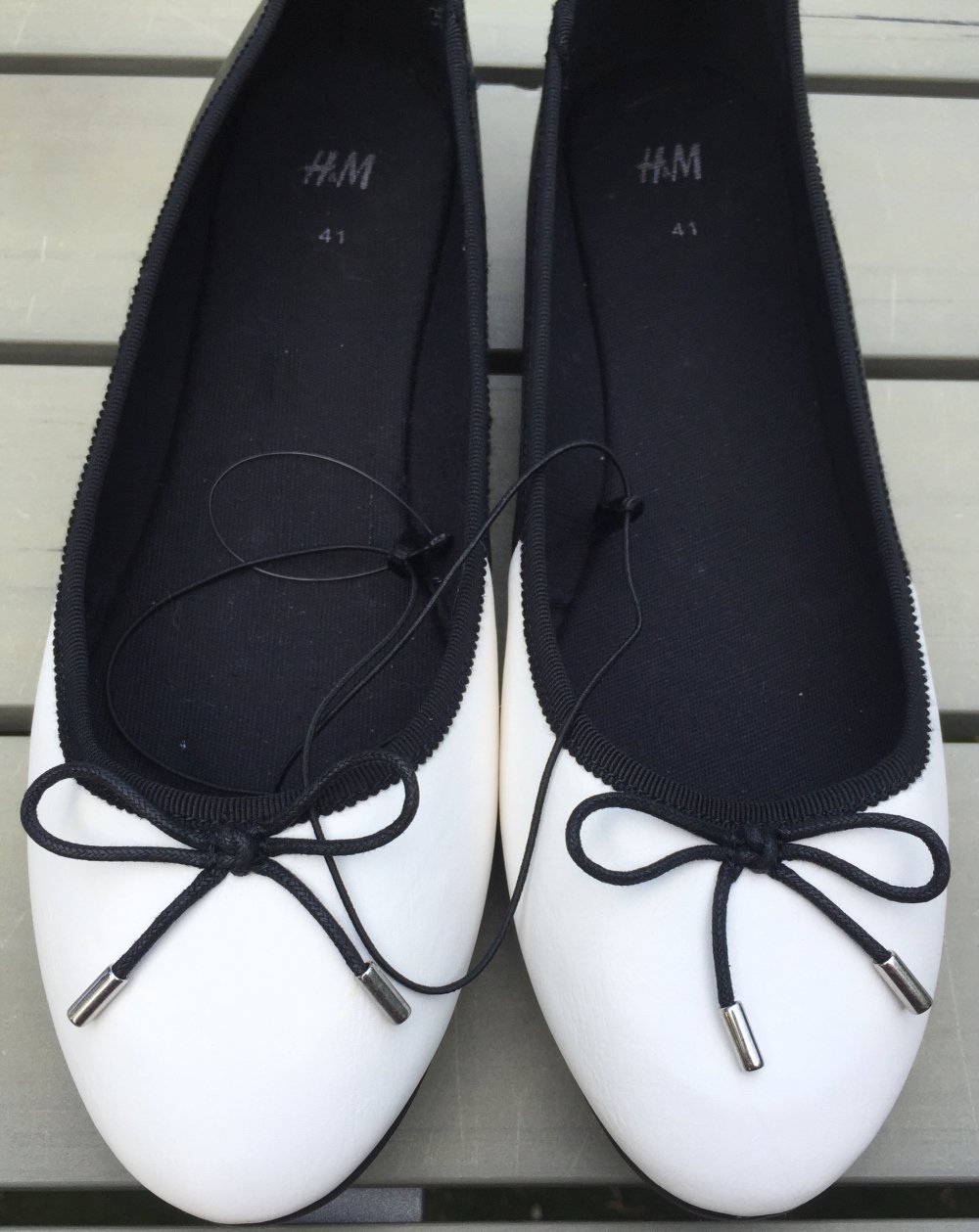 NEU: H&M Two Tones BALLERINAS Gr. 41