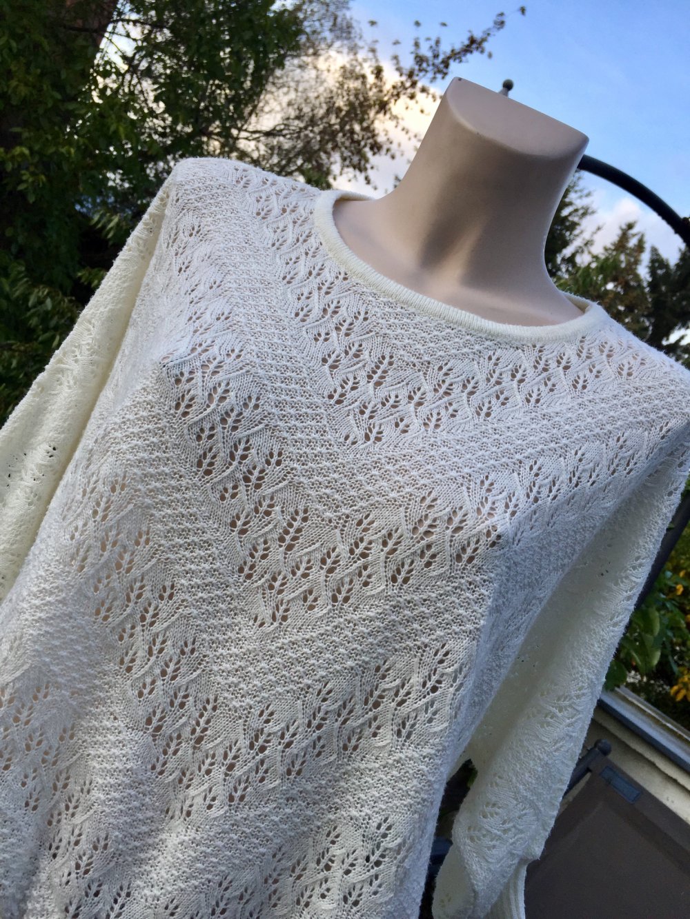 VINTAGE 80er Jahre PULLI Fledermauspullover