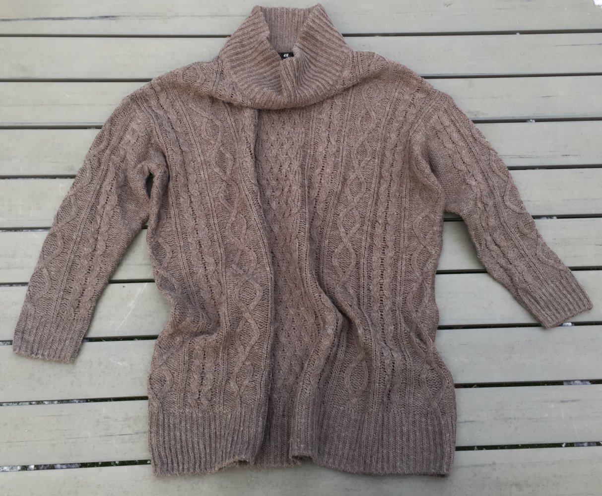 Longpulli Strickkleid Oversize Pullover