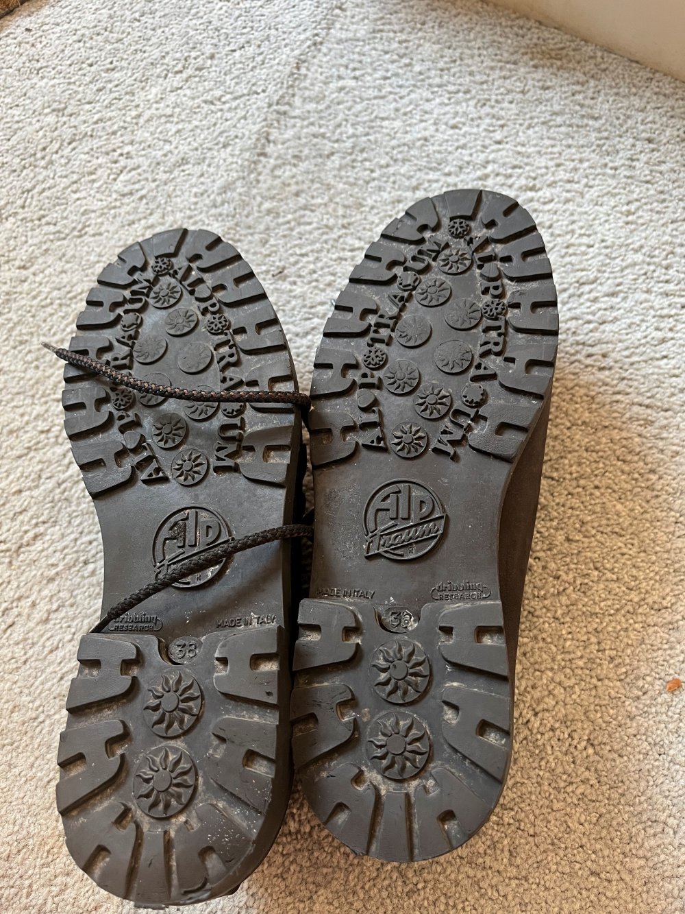 Trachtenschuhe dunkelbraun Größe 38 von „Alptraum“ (made in Italy) – wenig getragen