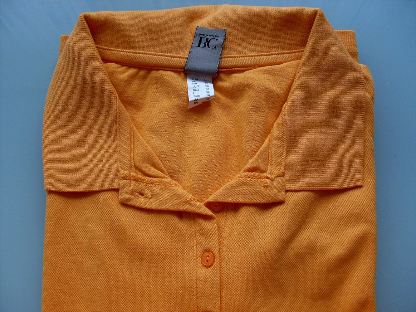 neu Poloshirt orange