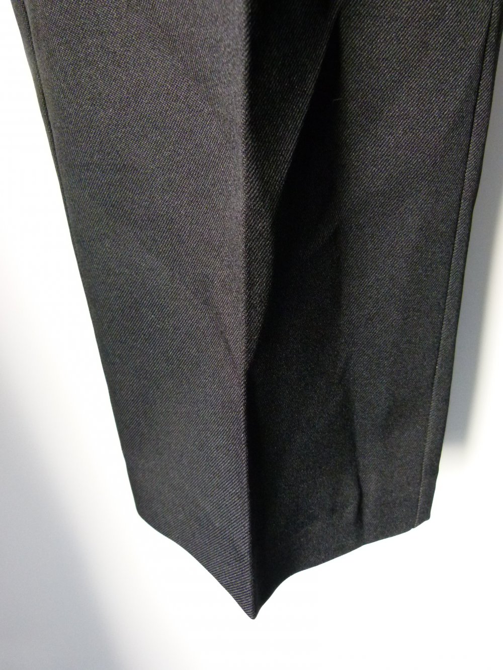  Highwaist Chino Bundfalten Hose, schwarz, Gothic Klassisch Festlich Edel Büro