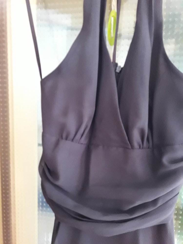 wunderschönes Abendkleid in Gr.36 von Yessica by C&A in dunkelbraun mit Neckholderoberteil