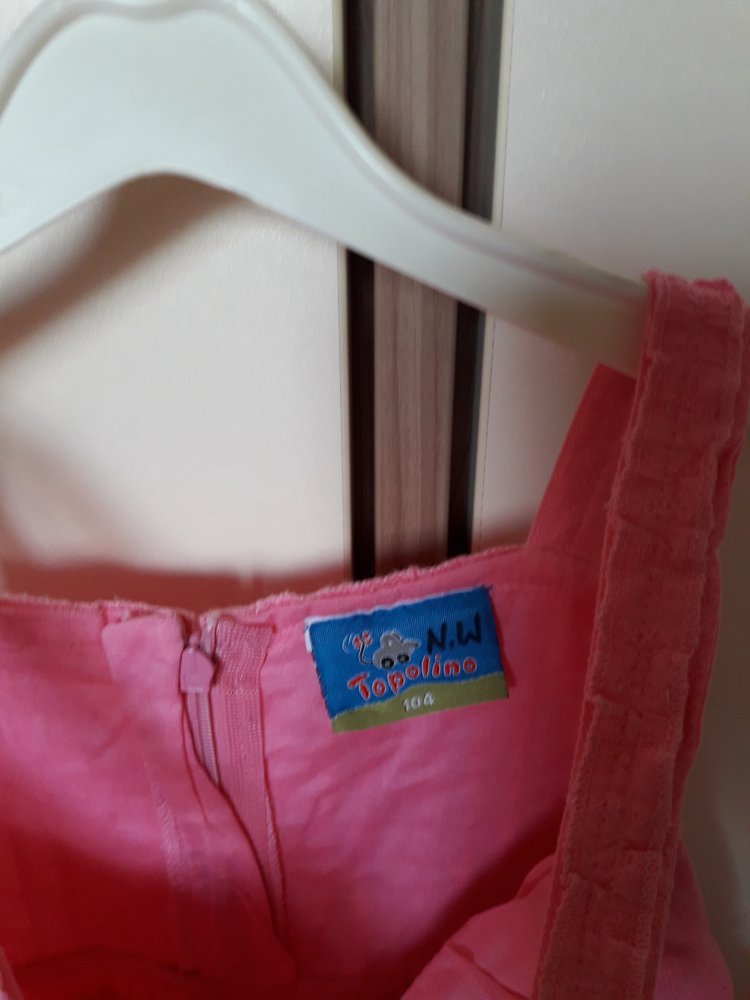 super schönes Trägerkleid in Gr. 104 von Topolino in rosa
