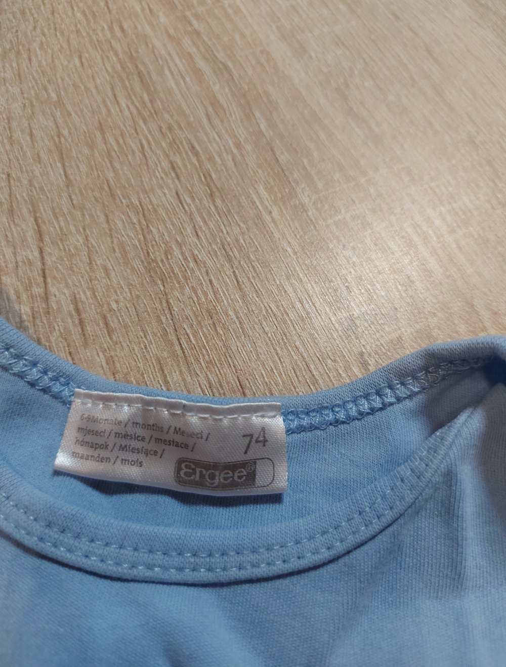 Langarmbody mit Print Größe 74