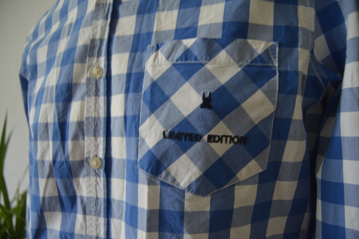 Gaastra Hemd gr.XL blau kariert