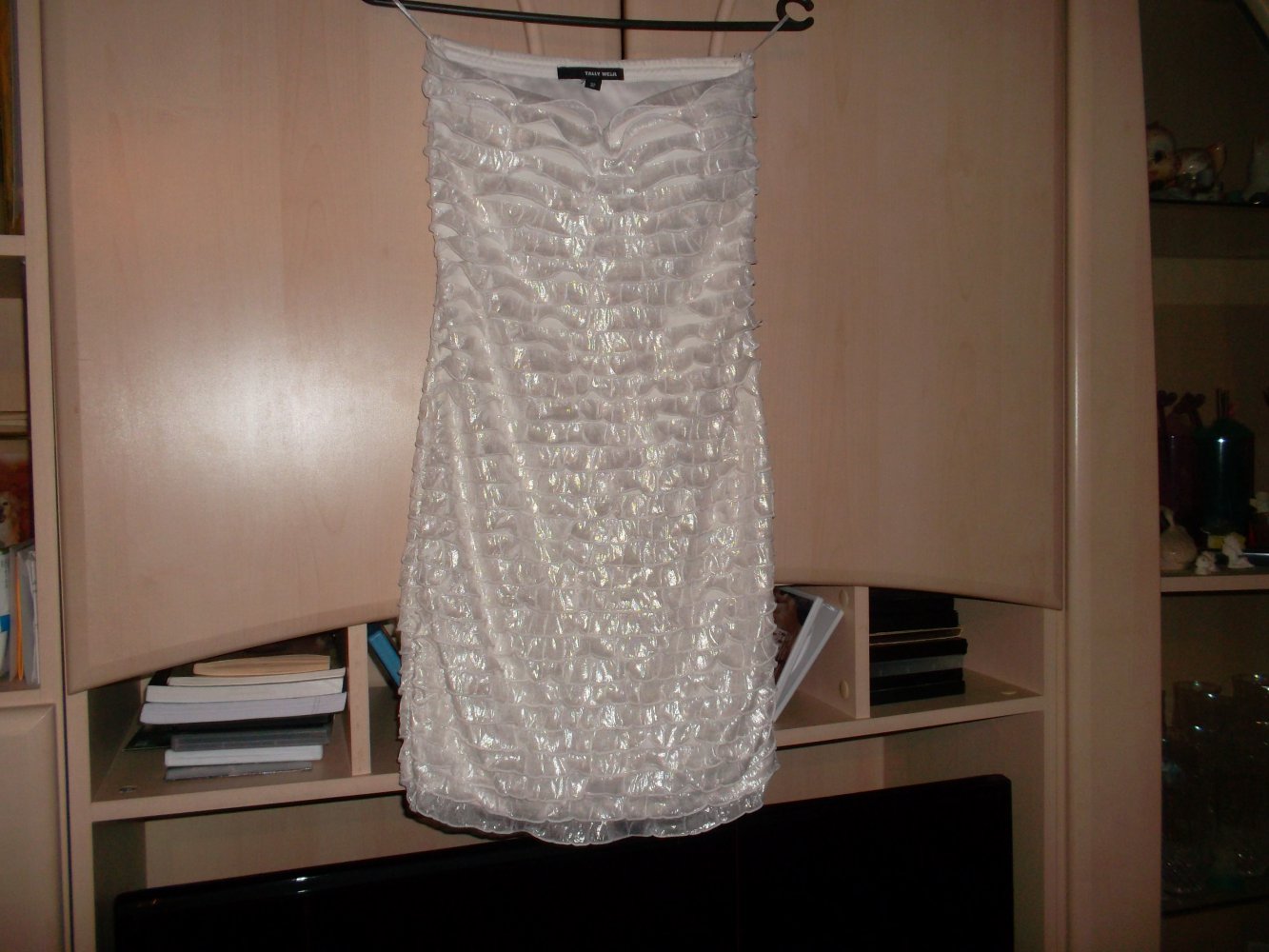 neues weisses kleid,grösse 32