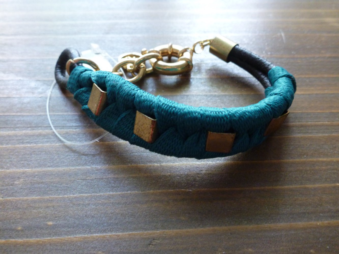 türkis goldfarbenes Armband, neu