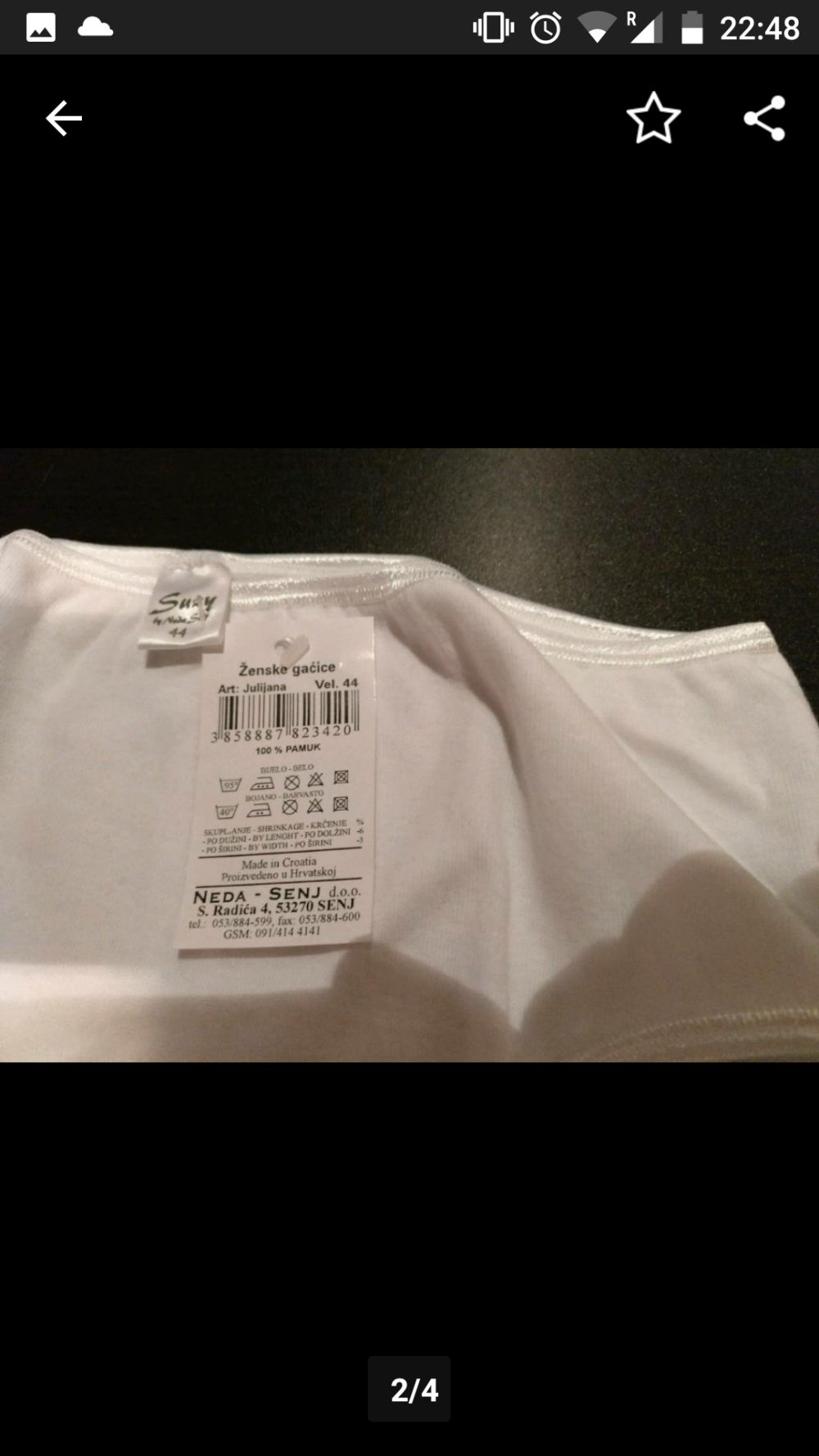 Neuer, schöner Slip, Größe 44