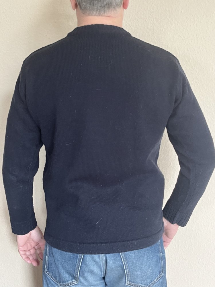 Whispering Smith Ski Pullover Gr.M Schurwolle Navy