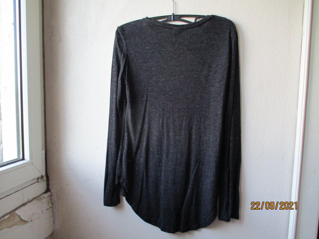 Shirt von Y.F.K., schwarz/silber, Größe 158/164