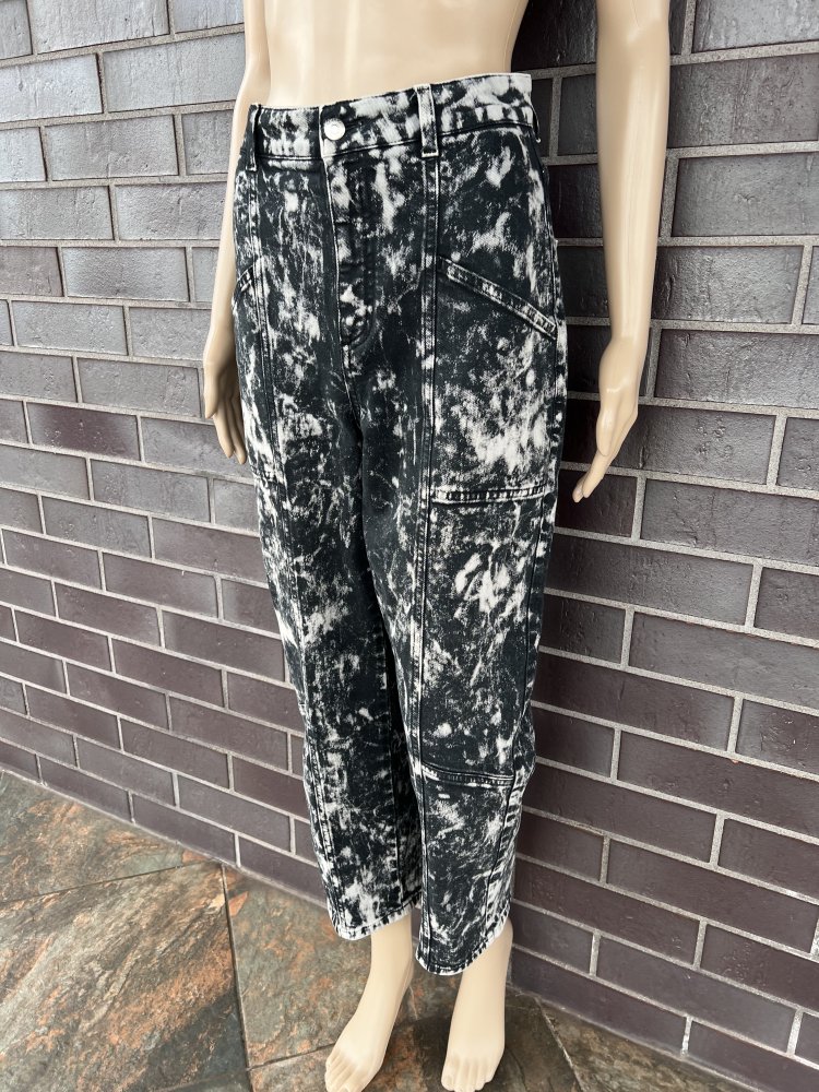 STELLA MCCARTNEY Galaxy printed high-rise cropped jeans
