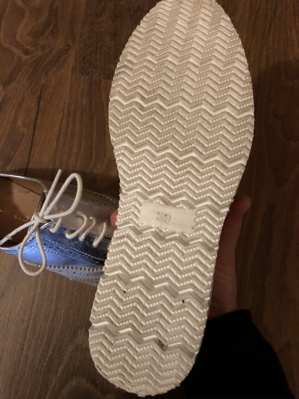 Anna Field Schuhe Silber Gr. 39