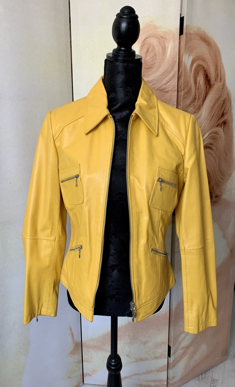 Lederjacke Gr 36