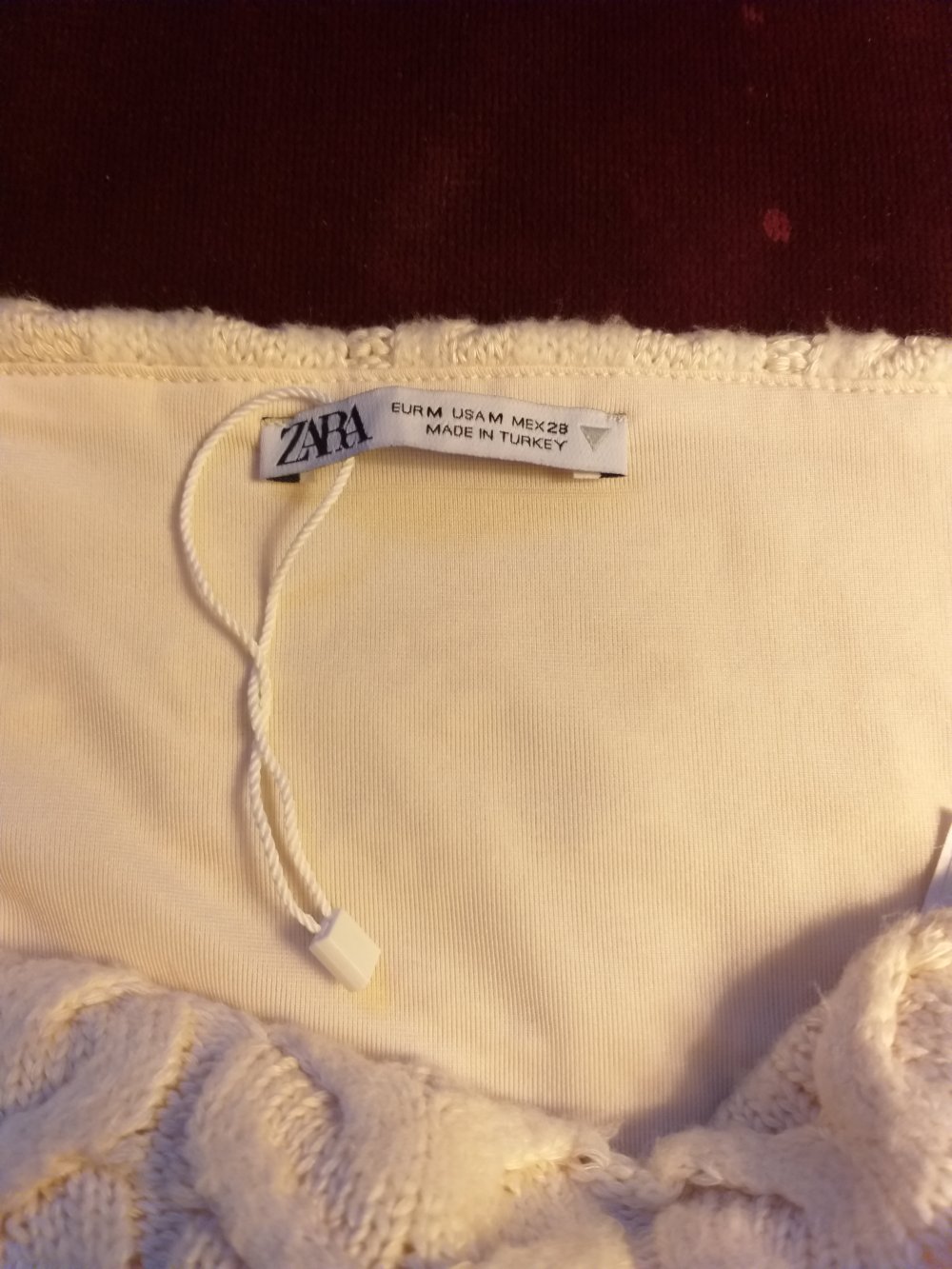 Zara Croptop Strickoptick M