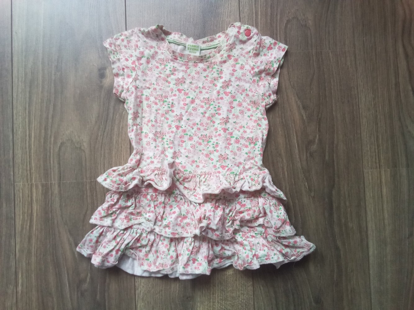 Kleid geblümt 86 pebble stone rosa millefleur