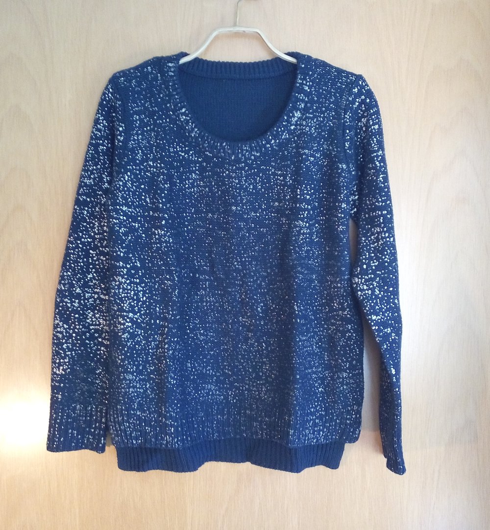 Glitzerpullover