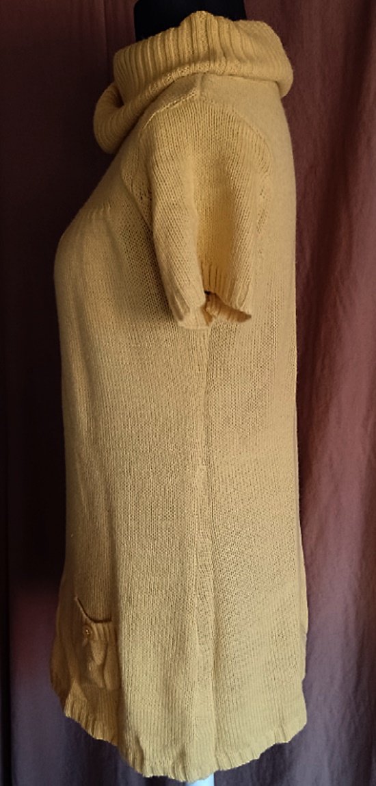 Kurzarm-Rolli, Longpulli, Orsay, gelb, Gr. L