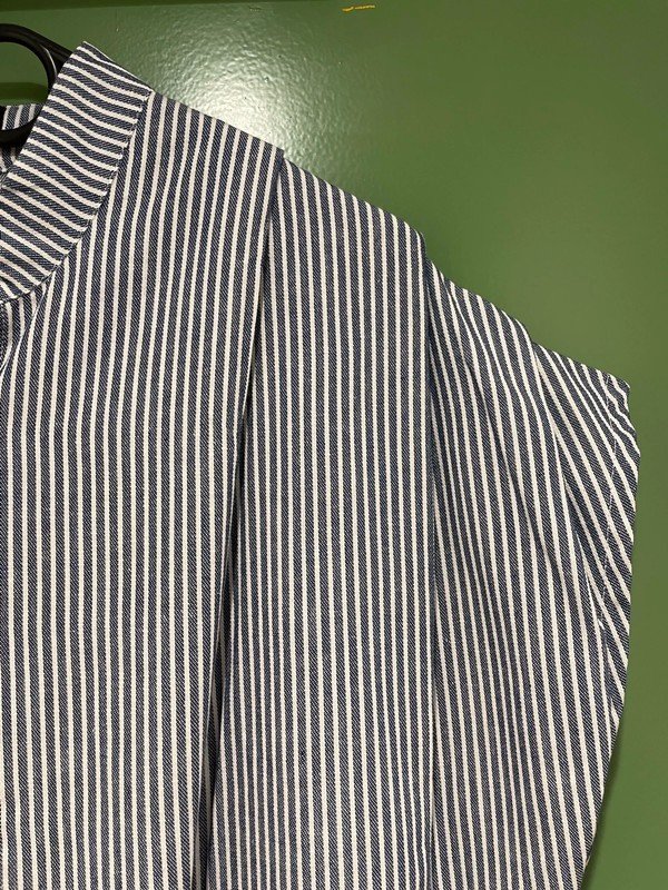 Blau Gestreifte Ärmellose Bluse
