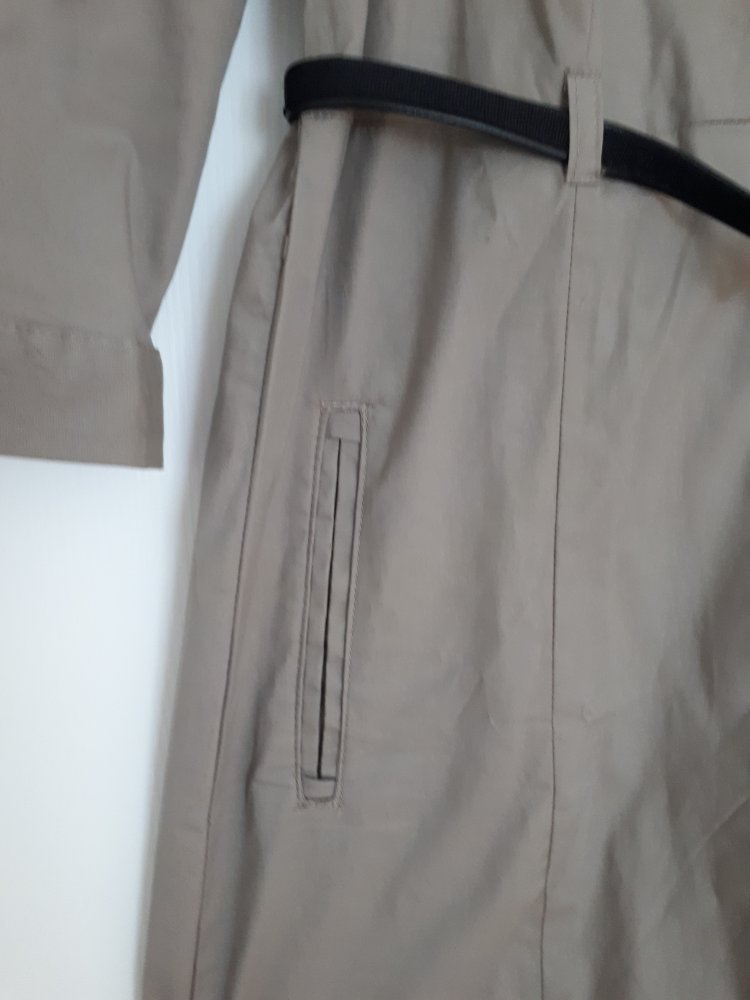 Shirt-Kleid mit Gürtel