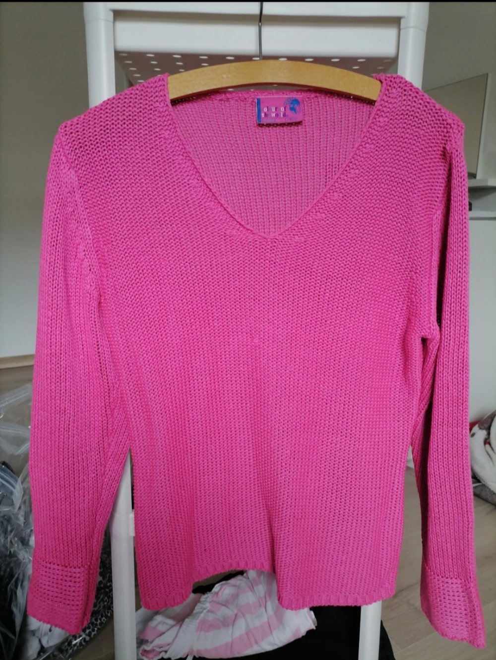 Pullover mit V Ausschnitt 