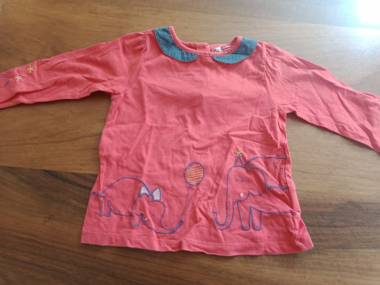 pink Sweatshirt Zirkus-Elefanten