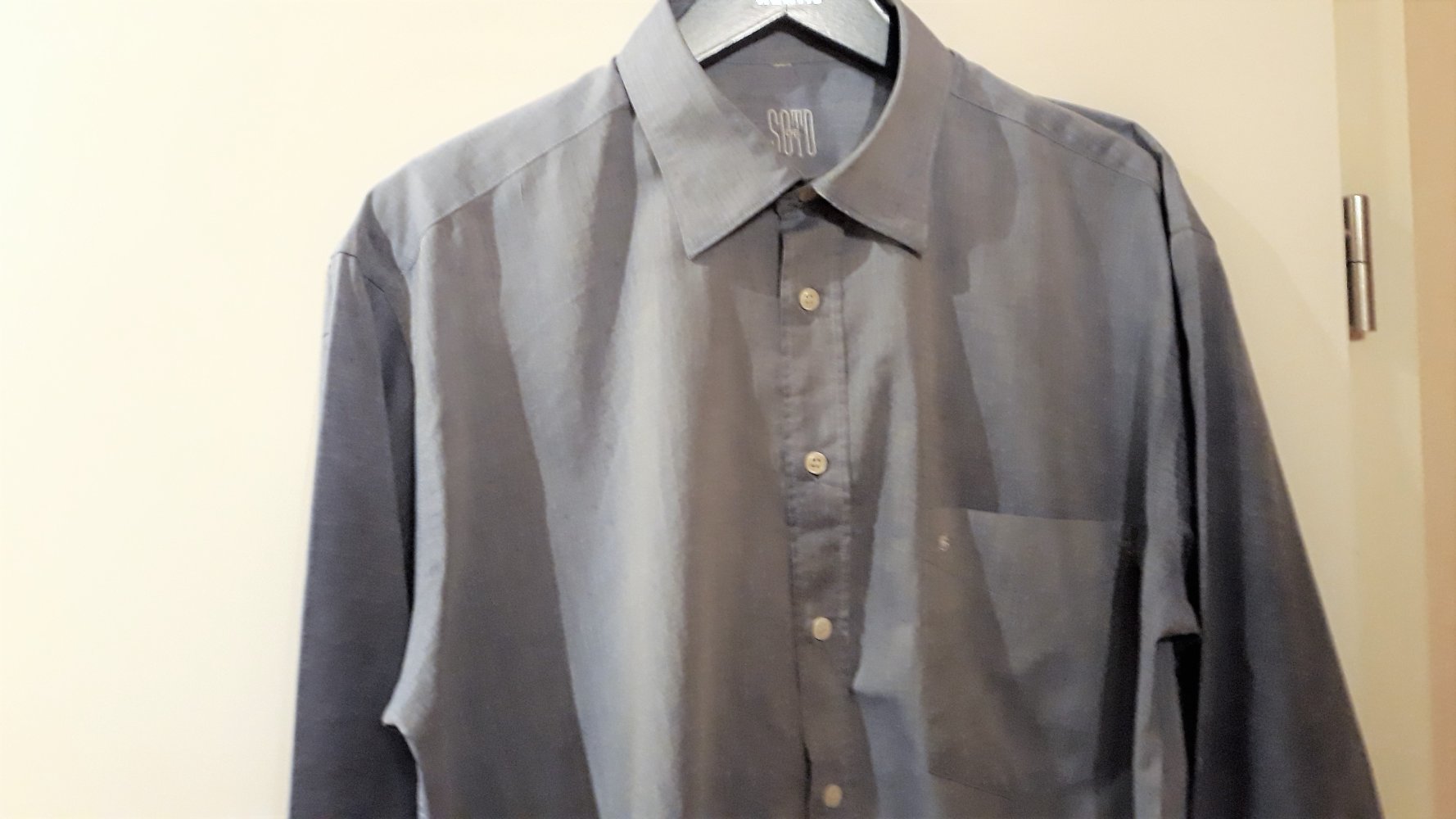 Schönes Herrenhemd von Desoto, Gr. XXL, blau, Jetzt nur 3,-€