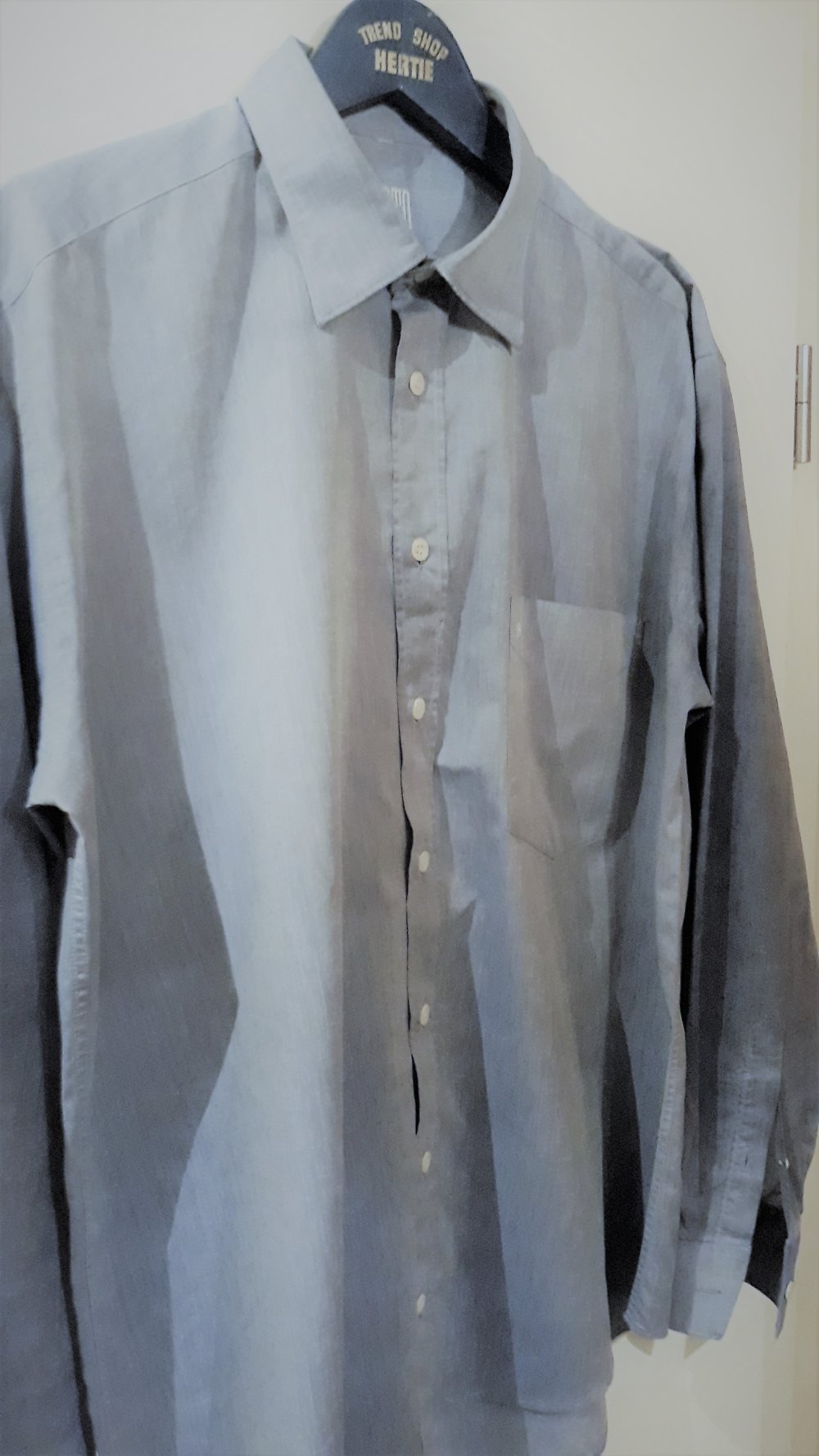 Schönes Herrenhemd von Desoto, Gr. XXL, blau, Jetzt nur 3,-€