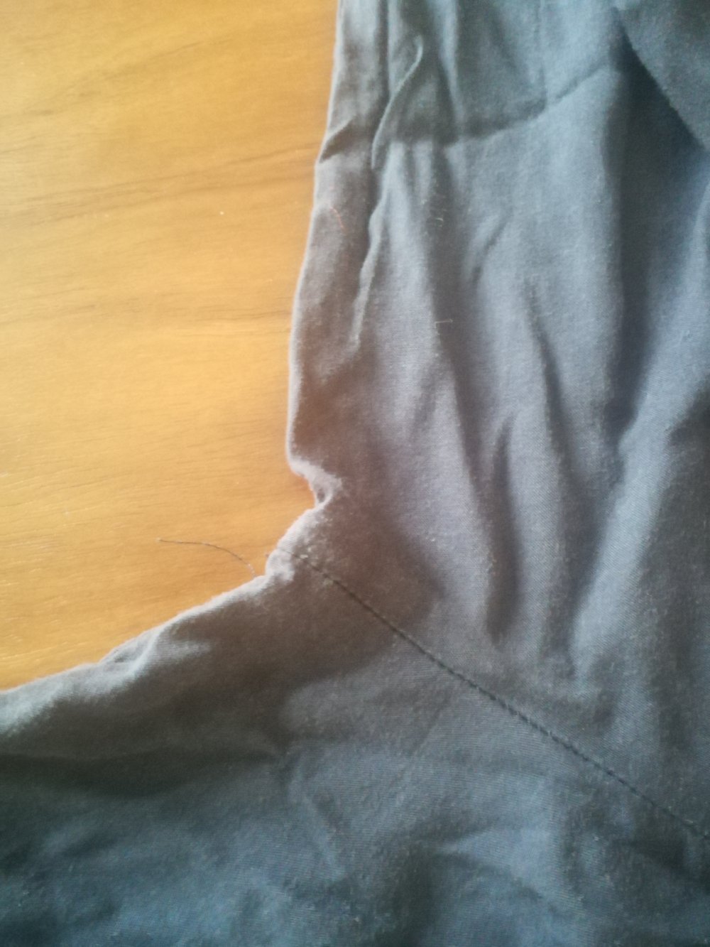 Blaue Wickelbluse Armedangels M 