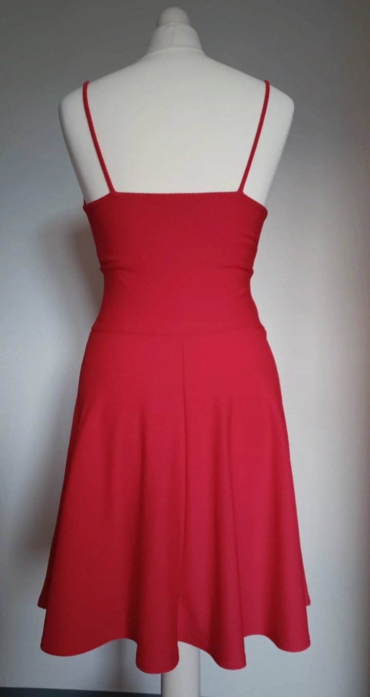 Sexy ROTES Trägerkleid - Gr. M